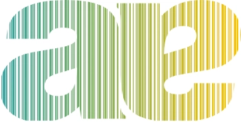 Simbolo grafico del blog di adriananselmo.it. Logo formato da due aa stilizzate, la seconda capovolta di 180 gradi rispetto alla prima, con sopra righe verticali sfumate dal verde acqua al giallo.